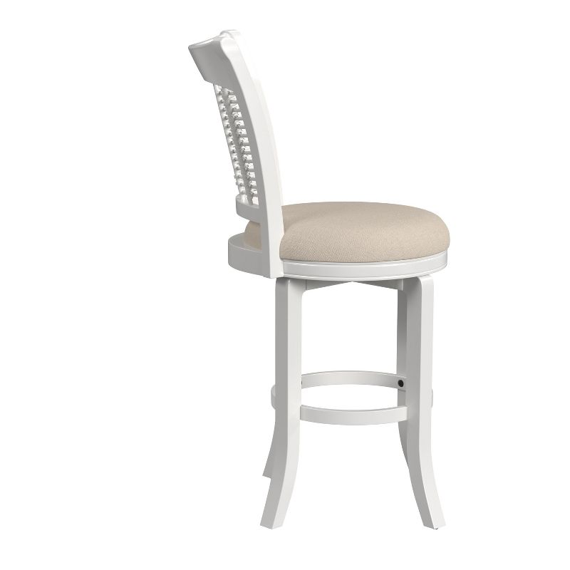 Bayberry Wood Bar Height Swivel Stool White - Hillsdale Furniture, 6 of 27