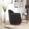 CAVINAS 360 Degree Accent Swivel Chair with Soft Adjustable Backrest Comfy Chair Lounge Chair for Living Room - 3 of 4