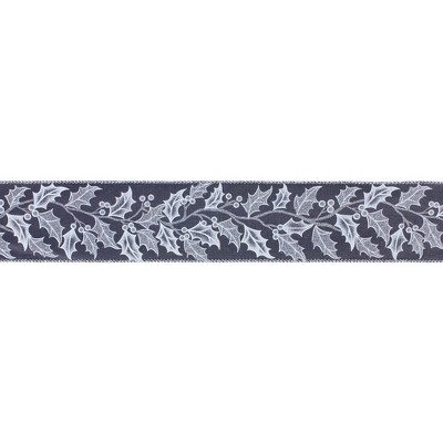 Melrose Wired Polyester Ribbon 2.5" x 10 yds. (Set of 2)