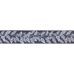 Melrose Wired Polyester Ribbon 2.5" x 10 yds. (Set of 2) - 1 of 3