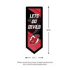 Evergreen Ultra-Thin Glazelight LED Wall Decor, Pennant, New Jersey Devils- 9 x 23 Inches Made In USA - 2 of 4