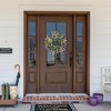 Northlight Larkspur, Lavender and Veronica Artificial Floral Spring Wreath - 24" - Purple - 4 of 4