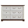 NicBex Farmhouse 5 Drawers Dresser, Wood Rustic Tall Chest of Drawers, Dressers Organizer for Bedroom, Living Room, Hallway - 2 of 4