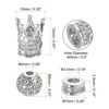 Unique Bargains Rhinestone Charm Spacer Beads for Bracelet Jewelry Making 12 Pcs - 2 of 4