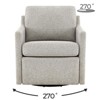 Spruce & Spring Power Swivel Accent Chair Wall Hugger with Electric Footrests - 2 of 4