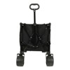 FURNIinspire Outdoor Serving Carts Collapsible Foldable Extended Wagon 480lbs Capacity Heavy Duty Folding Utility Cart, Black, 37.4"*23.03"*38.98" - 2 of 4