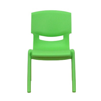 Energetic Green Lightweight Stackable Toddler School Chair