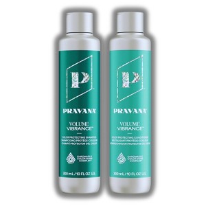 Pravana Volume Vibrance Color Protecting Shampoo & Conditioner (10 oz DUO SET) - Add Volume, Strengthens, Nourish & Repair Damaged Hair - 1 of 2