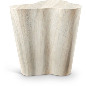 Meridian Furniture,Monza Marble Finish Concrete End Table - 1 of 4