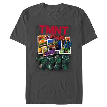 Men's Teenage Mutant Ninja Turtles TMNT Character Photos T-Shirt