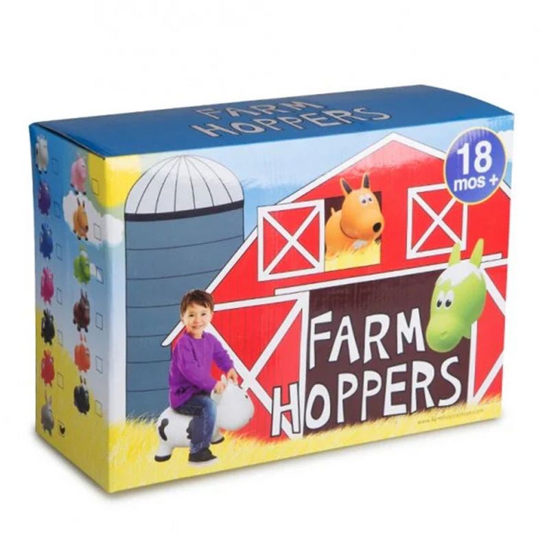 Farm Hoppers Inflatable Bouncing Yellow Dog, 4 of 5
