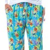 Despicable Me Mens' Minions Tropical Tossed Print Sleep Pajama Pants Blue - 3 of 4