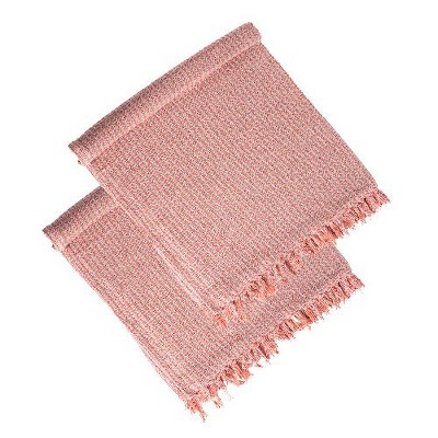 Sapphtopaz 50x60" Decorative Cotton Throw Blanket with Tassels, 2-Pack Decorative Recycled Cotton Accent Blanket, Lightweight Blanket for Bed, Couch