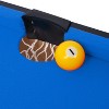 VisioGear Game Tables, 5-in-1 Multi-Game Table with Billiards Push Hockey, Foosball, Ping Pong and Basketball for Adults Kids, Brown, 43"*24"*32" - 4 of 4