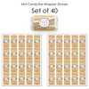 Big Dot of Happiness Bump, Set, Spike - Volleyball - Mini Candy Bar Wrapper Stickers - Baby Shower or Birthday Party Small Favors - 40 Count - 3 of 4