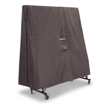 Classic Accessories Ravenna Water-Resistant Ping Pong Table Cover, Dark Taupe