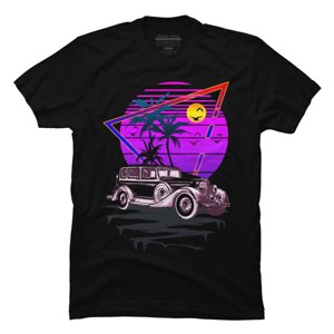 Men's Design By Humans OLD RETRO VINTAGE CAR By punsalan T-Shirt - 1 of 2
