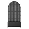 Dovelina Iron Black Arch Mobile Planters Planting Box Trellis for Climbing Plants - 2 of 4