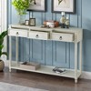 CAVINAS 52 inch Console Table with 3 Drawers,Rustic Entryway Table with Long Shelf for Living Room,Hallway - 4 of 4