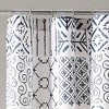 72x72 Monique Shower Curtain Blue – Lush Décor: Bathroom Accessory, Polyester, Machine Washable - 2 of 4