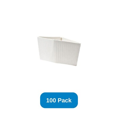 ecotainer Sleeve for 10-20 oz Hot Cup Printed White Paper Compostable - Pack of 100