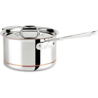 All-Clad Copper Core 5-Ply Stainless Steel Sauce Pan 4 Quart
