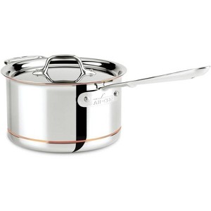 All-Clad Copper Core 5-Ply Stainless Steel Sauce Pan 4 Quart - 1 of 4