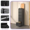 NicBex 3 Drawer Mobile File Cabinet with Lock Metal Filing Cabinets Under Desk Storage for Home Office Organizer - 2 of 4
