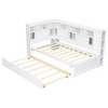 YOOCOZZ Twin Size Wood Daybed with Storage Shelves, USB and Trundle - 4 of 4