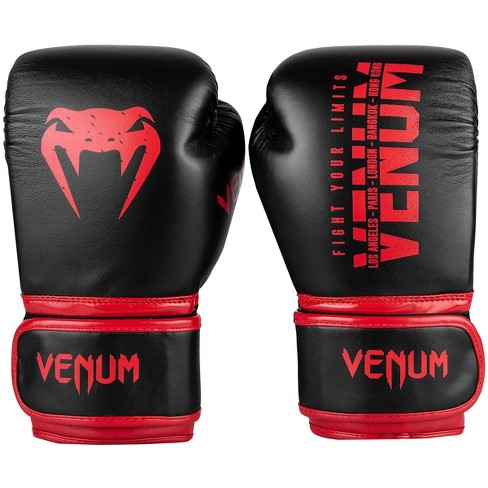 Venum Signature Gloves - Target Oz. : Black/red 4 - Kids Boxing Training