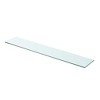 vidaXL Shelves 2 pcs Panel Glass Clear 35.4"x5.9" - 2 of 3