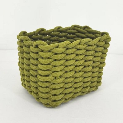 the nook Rope Storage Basket Green