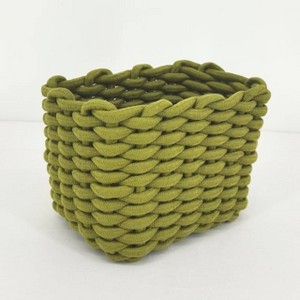 the nook Rope Storage Basket Green - 1 of 2