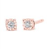 Silver 1/10 Cttw Round Brilliant-Cut Diamond Miracle-Set Stud Earrings - 3 of 4