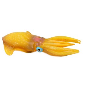 Collectible Wildlife Gifts | Squid, Caribbean Reef Squid, Museum Quality, Rubber, Hand Painted, Realistic Toy Figure, Model, Gift,   6"    CH162 BB111 - 1 of 4
