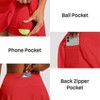 FIONECA Women's High Waist Pleated Tennis Skirt with 4 Pockets Lightweight Athletic Golf Skorts Skirts for Running Workout - 3 of 4
