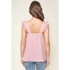 Women's Chiffon Eyelet Trim Cami - SUGARLIPS - 2 of 3