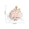 Unique Bargains Decorative Wedding Prom Party Artificial Rose Wrist Corsages 2.76" - 2 of 3