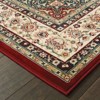 Oriental Weavers Kashan 119N1 Red/ Ivory Indoor Area Rug - 2'3" x 7'6" - 2 of 2