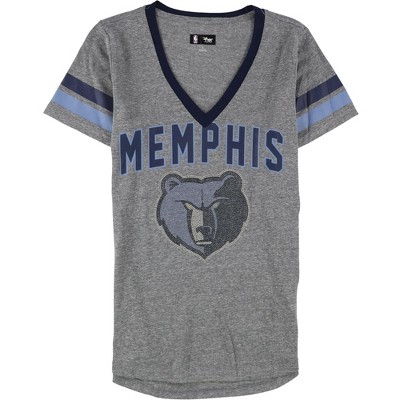 G-III Sports Womens Memphis Grizzlies Embellished T-Shirt, Grey, Small