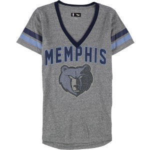 G-III Sports Womens Memphis Grizzlies Embellished T-Shirt, Grey, Small - 1 of 2