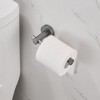 Gray 6-Piece Enhanced Aluminum Towel Rack Set - 24 Inches, Wall-Mounted Bathroom Accessories Collection - 4 of 4