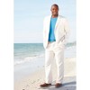KingSize Men's Big & Tall KS Island Linen Blend Two-Button Suit Jacket - 4 of 4