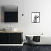 Stupell Industries Dog Bathroom Splash Black Framed Giclee Art - 2 of 4