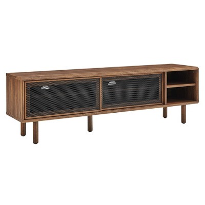 Modway Kurtis Modern MDF and Particleboard TV Stand for TVs up to 65" in Walnut