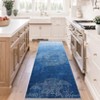 Washable Rug Ombre Rug Medallion Rug with Non Slip Backing - 3 of 4
