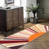 Area Rug, Machine Washable Colorful Area, Non Slip Rug for Living Room, Indoor Non-Slip Carpet, Modern Minimalist Front Door Mat, Sun Accent Rug - 3 of 4