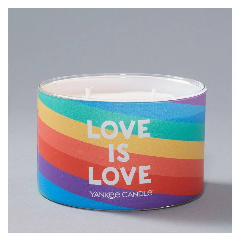 18oz Pride 3-Wick Candle Love is Love - Yankee Candle, 4 of 8