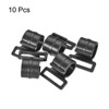 Unique Bargains Outdoor Camping ID C Shape Plastic Clamp Tent Pole Clips 11mm Black Set of 10 - 3 of 4