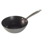 Imusa 11 Carbon Steel Wok With Wooden Handle Black Target